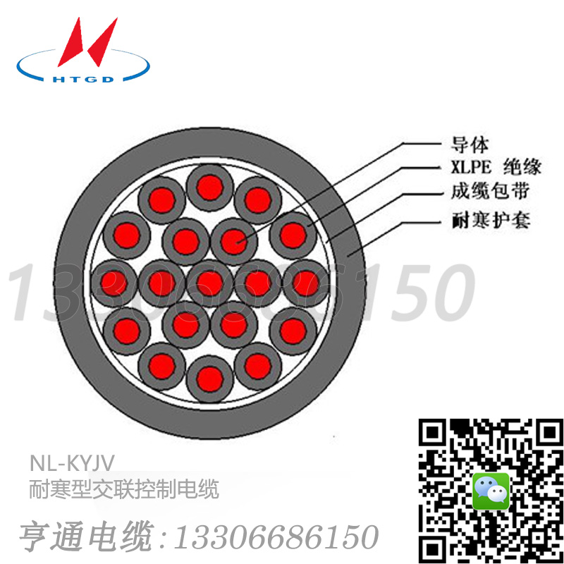 NL-KYJV 亨通耐寒型交聯(lián)控制電纜